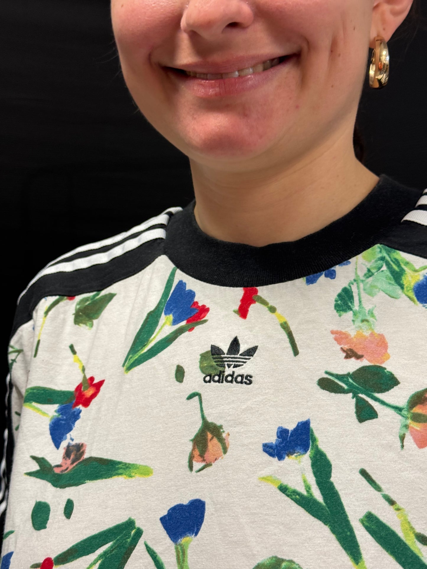 Adidas Shirt Blumen