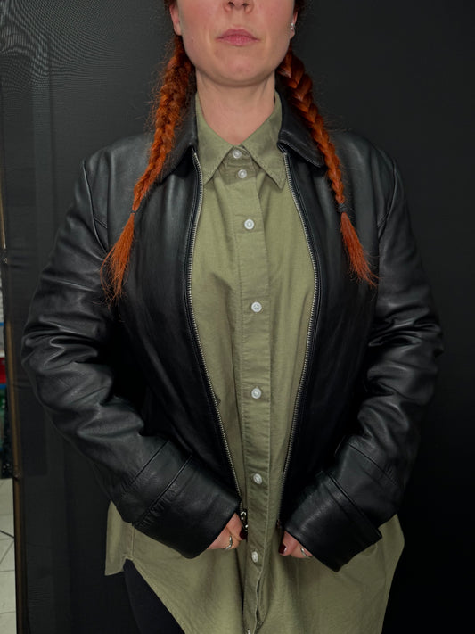 Bikerjacke gerader Schnitt