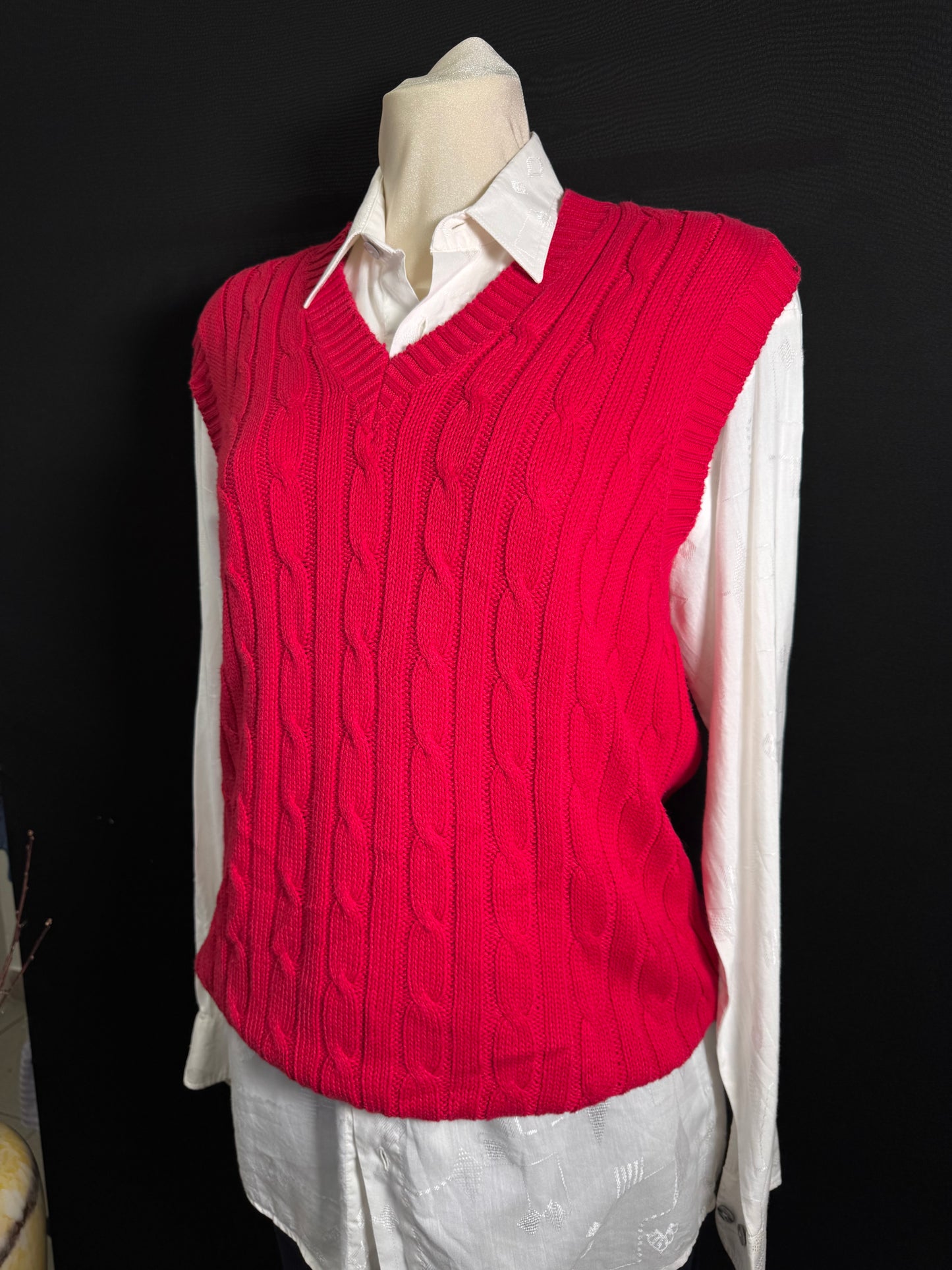 Zopfstrick Pullunder