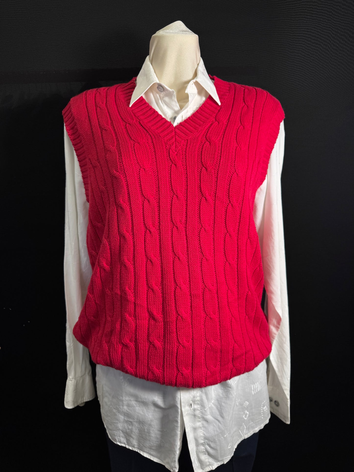 Zopfstrick Pullunder