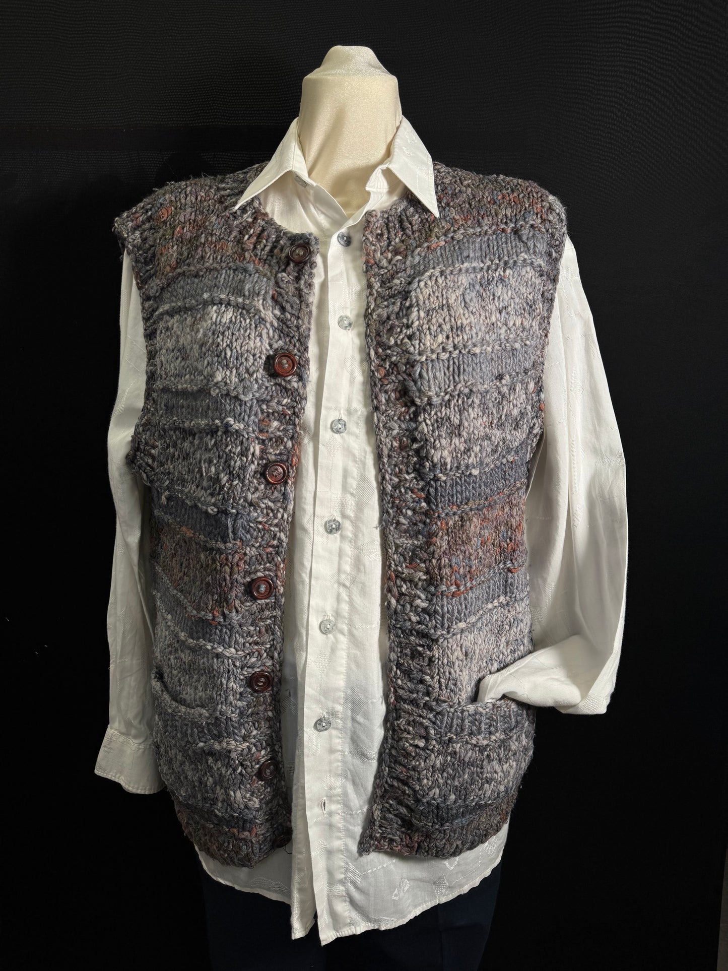 Handmade gestrickte Weste