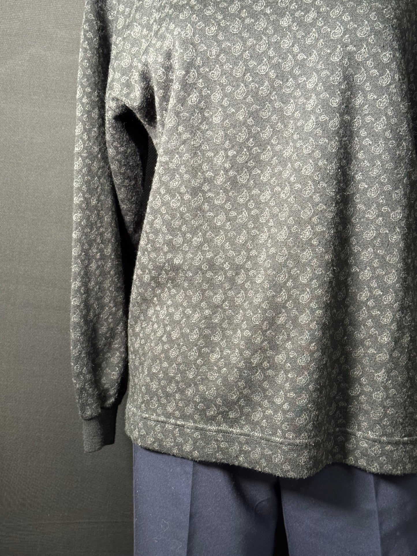 paisly turtleneck langarmshirt