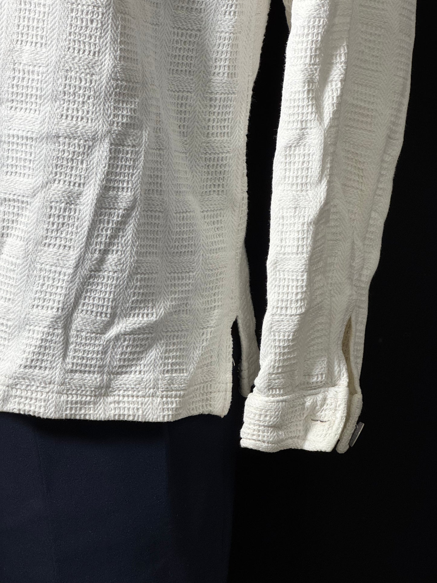 Hemd mit Waffelstoff