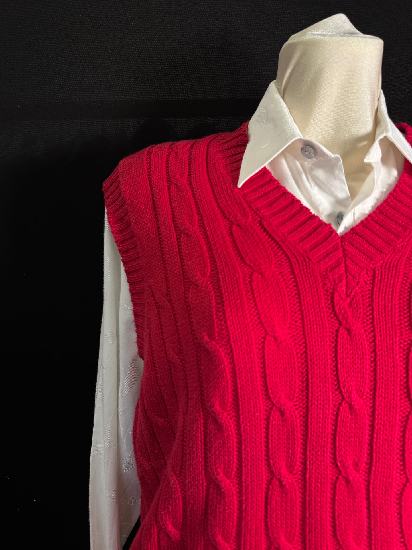 Zopfstrick Pullunder